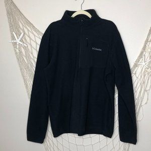 COLUMBIA Omni-Wick Jackson Creek Men's Black Half-Zip Pullover XL